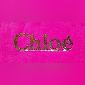 Chloe By Chloe Eau De Parfum Gold Decorative Plastic Sign From Original Set
